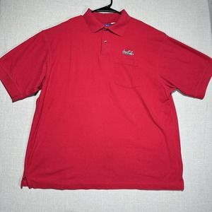 Vintage Coca Cola Polo Shirt Men’s XL Red Short Sleeve